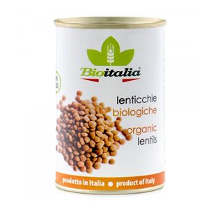 Lenticchie lesse BIO in latta - BioItalia - 400 g