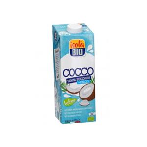 Latte di Cocco Senza Zucchero BIO - Isola BIO - 1 Busta da 1 litro