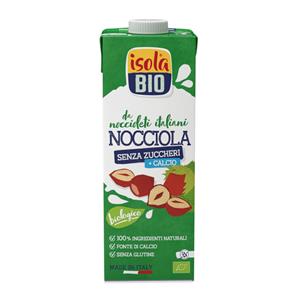 Latte di Nocciole Senza Zuccheri - Isola BIO - 1 Busta da 1 litro