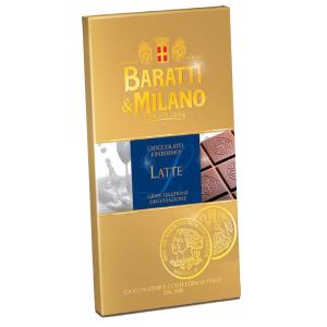 Tavoletta Cioccolato Finissimo al Latte - Baratti & Milano - Latte - 75 gr