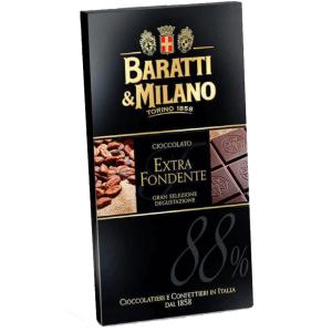 Tavoletta Cioccolato Fondente 88% - Baratti & Milano - Extra Fondente - 75 gr