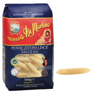 Pasta Di Martino - Pasta Corta - Penne Zitoni Lisce N° 137 - Pacco da 500 g