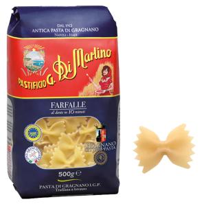 Pasta Di Martino - Pasta Corta - Farfalle N° 199 - Pacco da 500 g