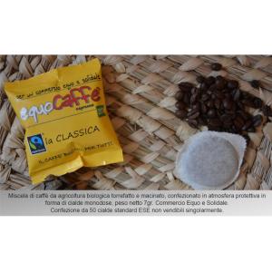 EquoCaffè - 50 Cialde - La Classica - BIO e EquoSolidale