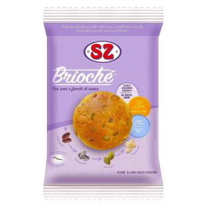 Brioche' - Senza Zucchero - 4 pz - Con Semi e Fiocchi di Avena - 180 g