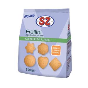Frollini con Farina di Riso - Senza Zucchero - 250 g - Vegan