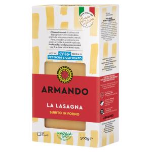 Pasta Armando - Il Grano di Armando - La Lasagna - Pacco da 500 gr