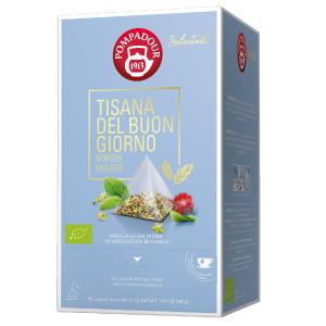 Tisana Biologica Pompadour - Selected Bio Tisana del Buongiorno - 20 Filtri - 40 g