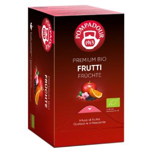 Tisana Biologica Pompadour - Premium Bio Frutti - 20 Filtri - 60 g