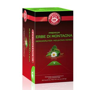Tisana Biologica Pompadour - Premium Bio Erbe di Montagna - 20 Filtri - 24 g