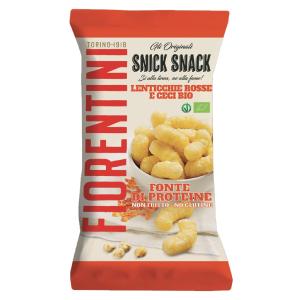 Snack Fiorentini - Snick Snack - Lenticchie Rosse e Ceci Bio - 45 g