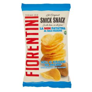 La Non Patatina - Fiorentini - Snick Snack - Al Sale Marino - Chips di Patate - 70 g