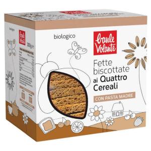 Fette Biscottate ai 4 Cereali - Baule Volante - 300 g