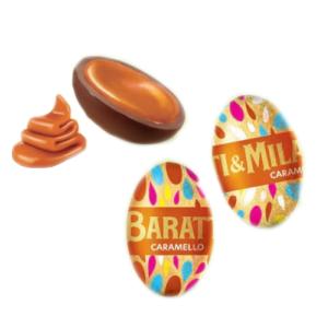 Ovetti Baratti & Milano - Cioccolato al Latte - Ripieno Caramello - 500 g