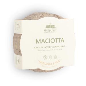 Maciotta Mandorle e Noci - Formaggio vegetale semistagionato alle mandorle - 200 g - Fattoria della Mandorla